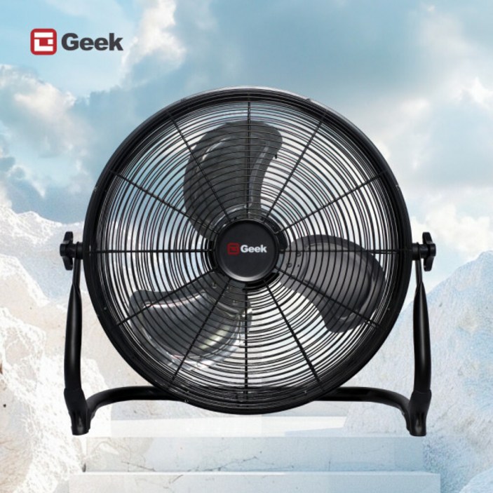 GEEK 3D 좌우회전 16인치 캠핑 무선 스윙 선풍기 서큘레이터 SGF-4016C