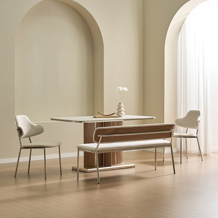 쏠앤까사 다빈치 포세린 세라믹 식탁세트 4인용 6인용 1400 1800