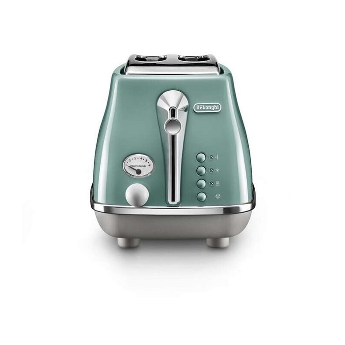 delonghi/Delonghi 레트로 아침 식사 토스터 CTOC2003 토스터 토스트 머신 홈, 1_사르디니안 그린