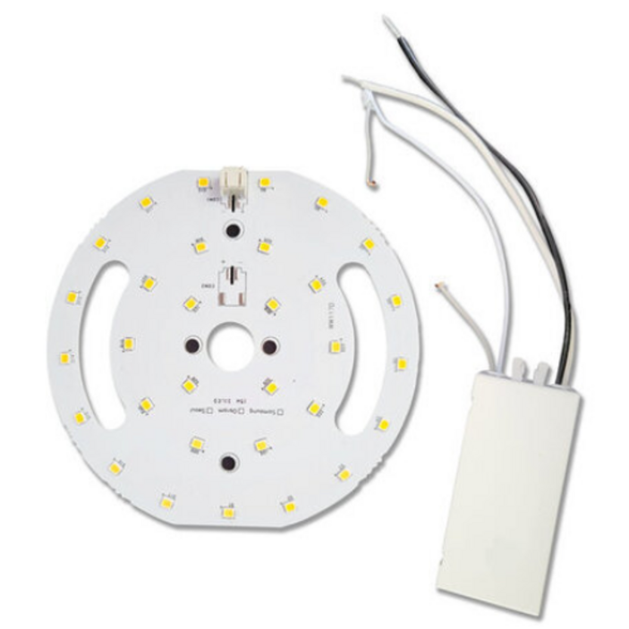 MD 원형 직부 모듈 세트 15W 전구색 3K 리폼 교체 LED