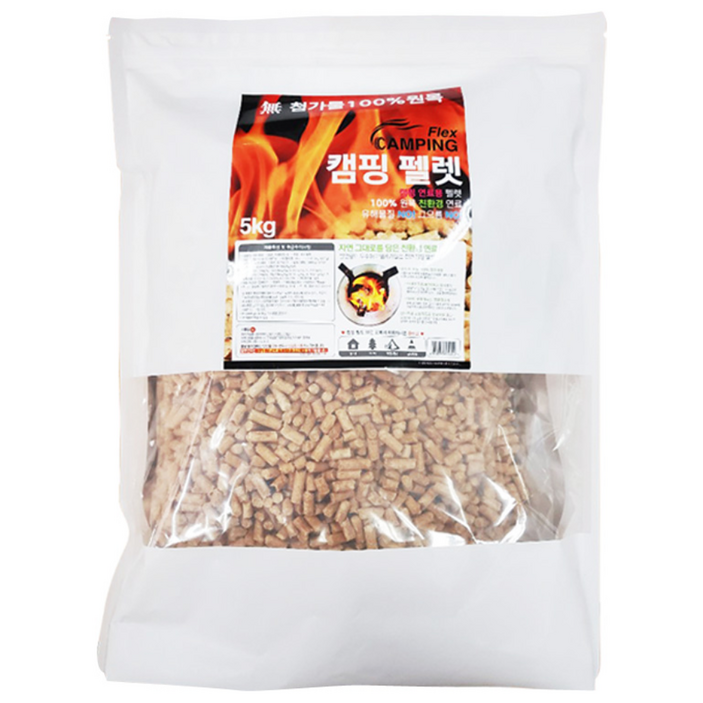 (사은품증정) (캠핑플렉스) 펠렛 캠핑펠렛 우드스토브펠릿 불멍 소포장 대용량 5kg 10kg 20kg 캠핑난로 캠핑연료 우드펠렛 난로 목재 연료 화목연료 화늬펠렛