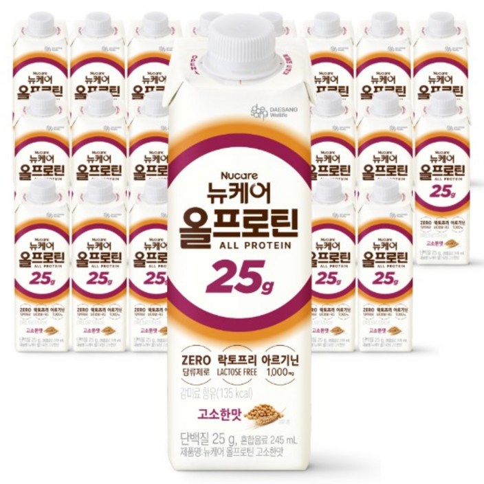 뉴케어 올프로틴 고소한맛, 245ml, 24개