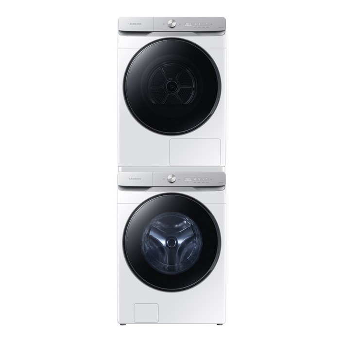 삼성전자 그랑데 AI 세탁기 WF21T6500KW + 건조기 DV19T8745BW 21kg + 19kg 직렬설치 패키지 방문설치