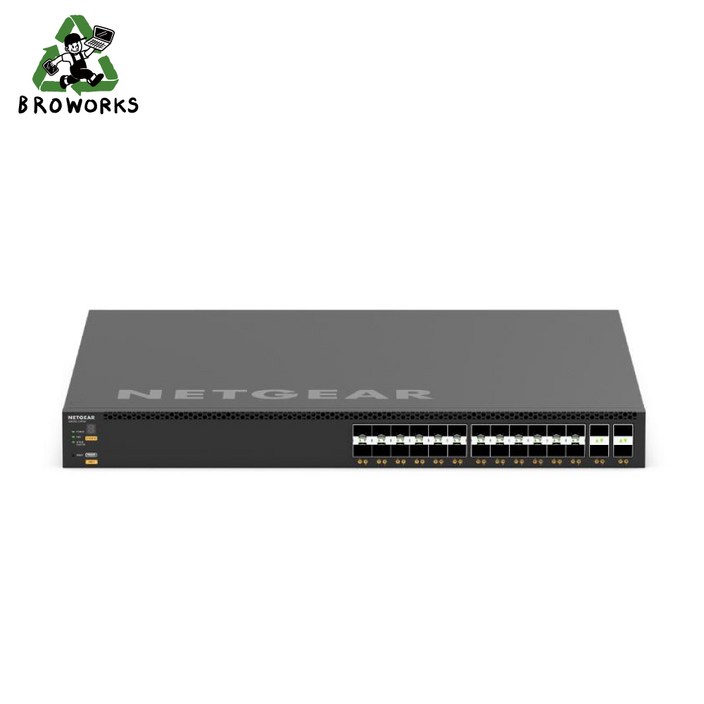 넷기어 XSM4328FV [Full L3 / AVoIP / 10Gbps 24Port SFP + 25Gbps 4Port SFP / Desk or Rack Type]