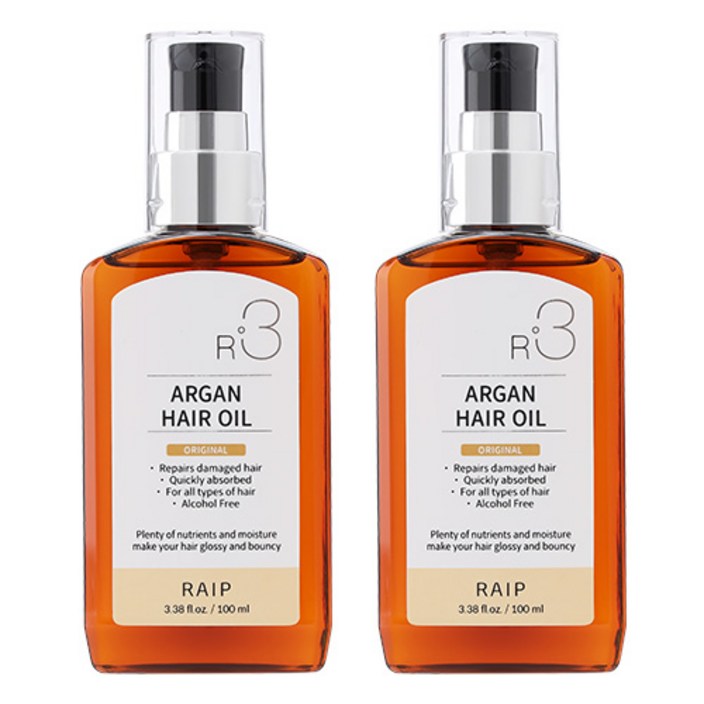 라입 R3 아르간오일 헤어에센스 오리지널 100ml 2개, 100ml, 2개 라입 R3 아르간오일 헤어에센스 오리지널 100ml 2개, 100ml, 2개