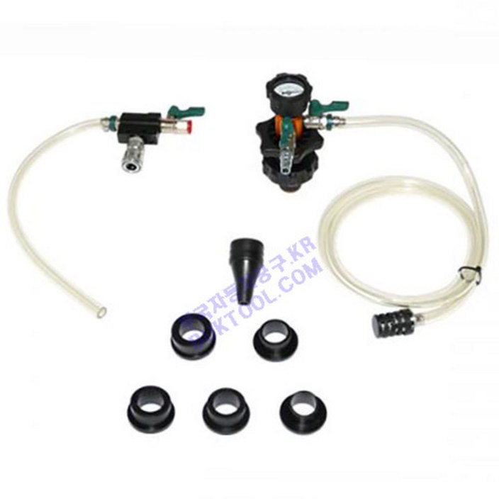 부동액주입기 자동 냉각수 6종 아답타 진공누출테스트 (고급) RT-919H