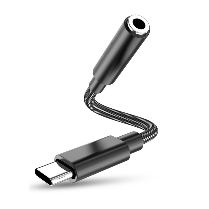 C타입 스마트폰용 고급형 3.5mm 이어폰 젠더 DAC 탑재 고음질 오디오 자웃자, 1개, 혼합색상, 110mm