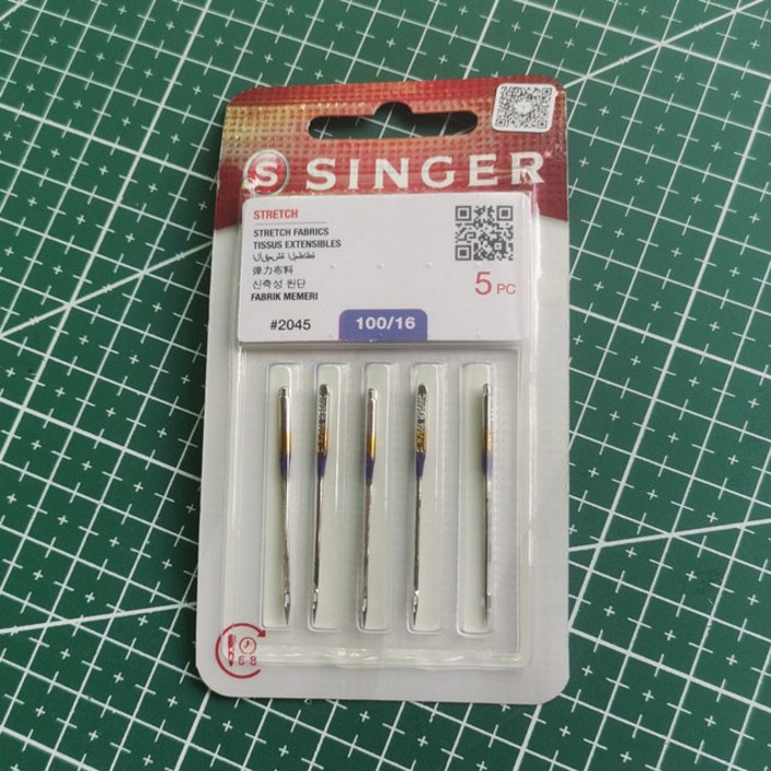 재봉 미싱  SINGER 재봉틀 바늘 HA 버전 DIY 액세서리 헤비 듀티 약속 형제 Janome JUKI용 팩당 5 개