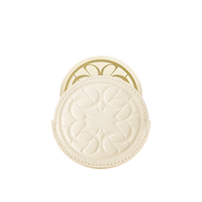 엘리사브 모노그램 미러 위드 슬리브 파우치 휴대용 손거울, 1개, one color