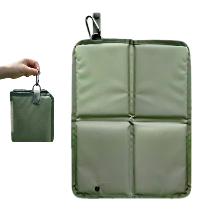 다마네 카라비너 휴대용 방수 접이식 방석 등산 방석