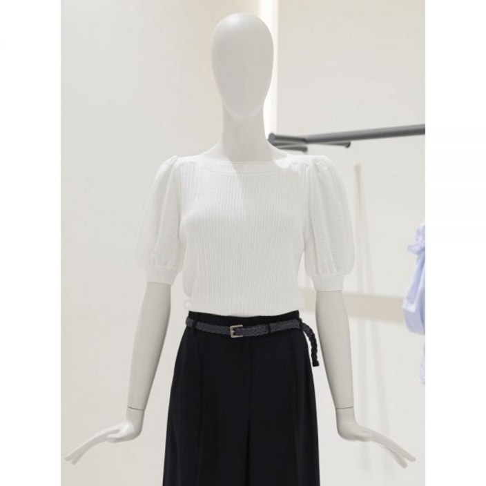 백화점 듀엘 퍼프 슬리브 니트 L253KSK002 아울렛