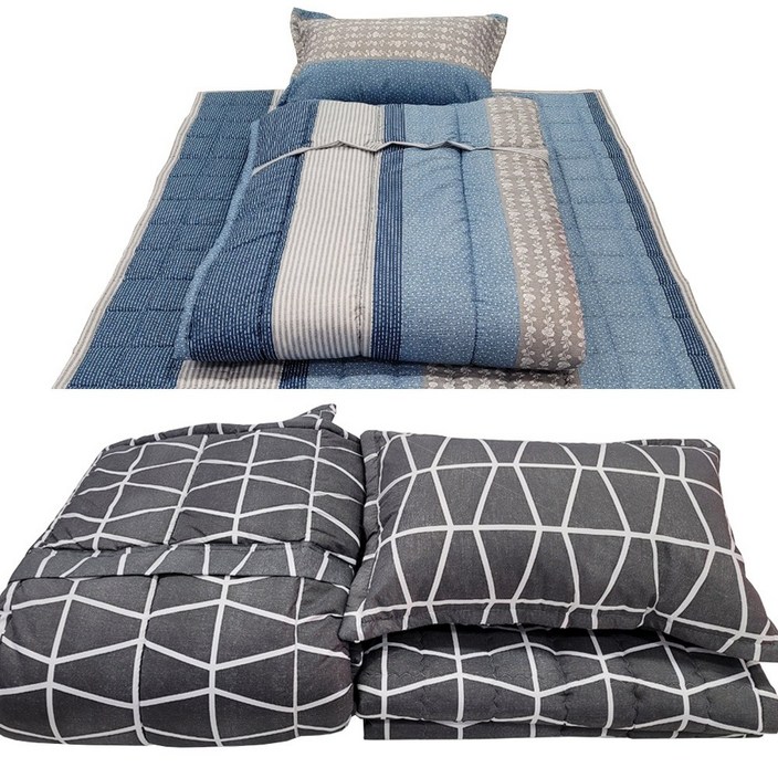 씨엠베드 1인용 이불 풀세트 차렵이불카페트베개커버베개솜4종풀세트 국내제조