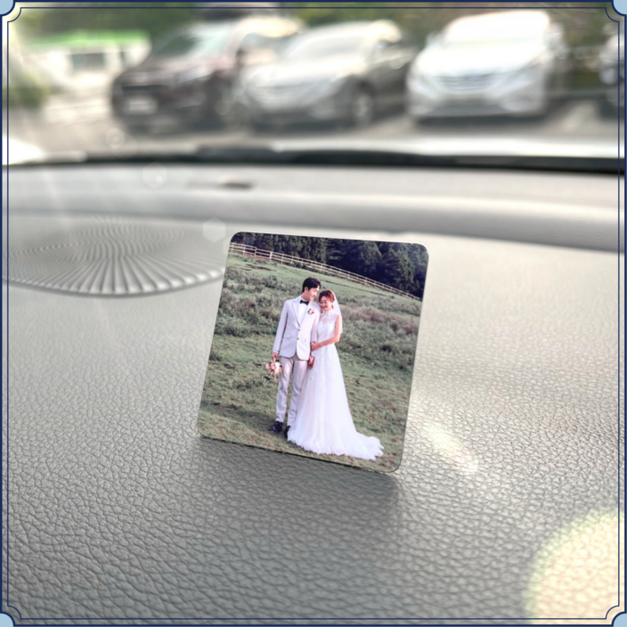2+1 메탈 차량용 액자 자동차 사진 걸이 미니 포토 1개수량
