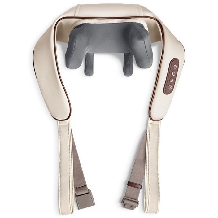무선 온열 목 어깨 마사지기 3D 텐션 안마기 승모근 지압기 허리 마사지기