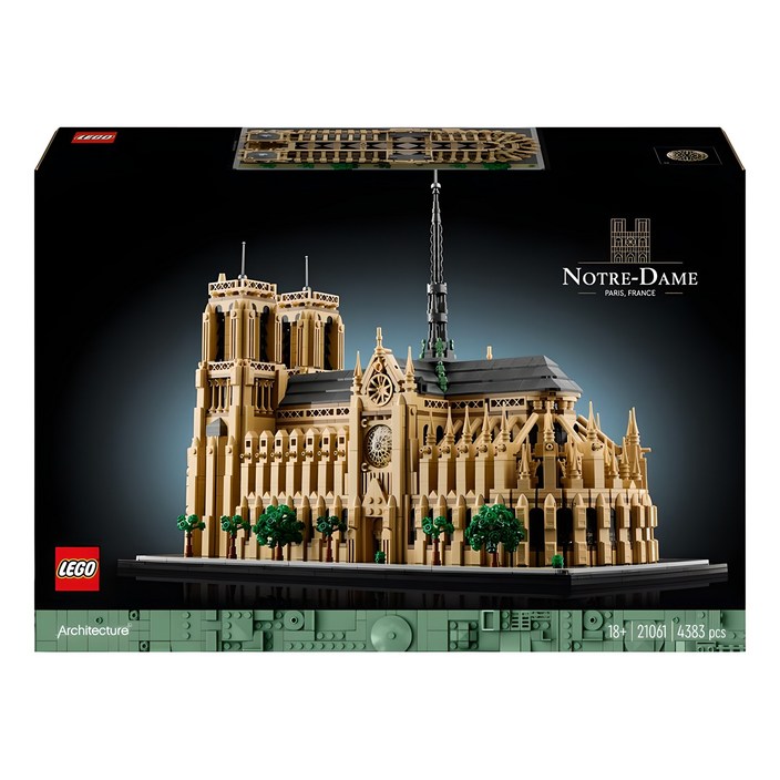 아키텍처 레고 파리 노트르담 21061
