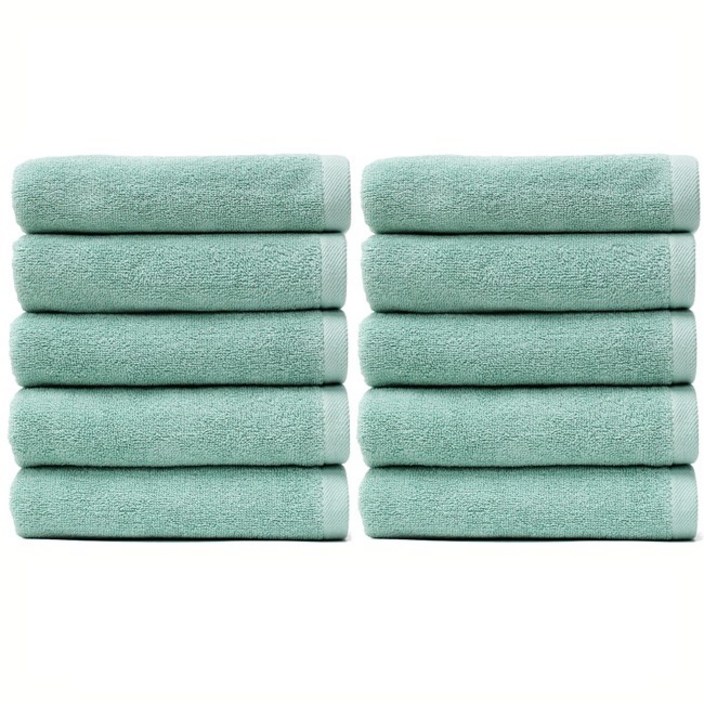 타월톡톡 호텔 고급 수건 30수 140g, 민트, 10장 타월톡톡 호텔 고급 수건 30수 140g, 민트, 10장