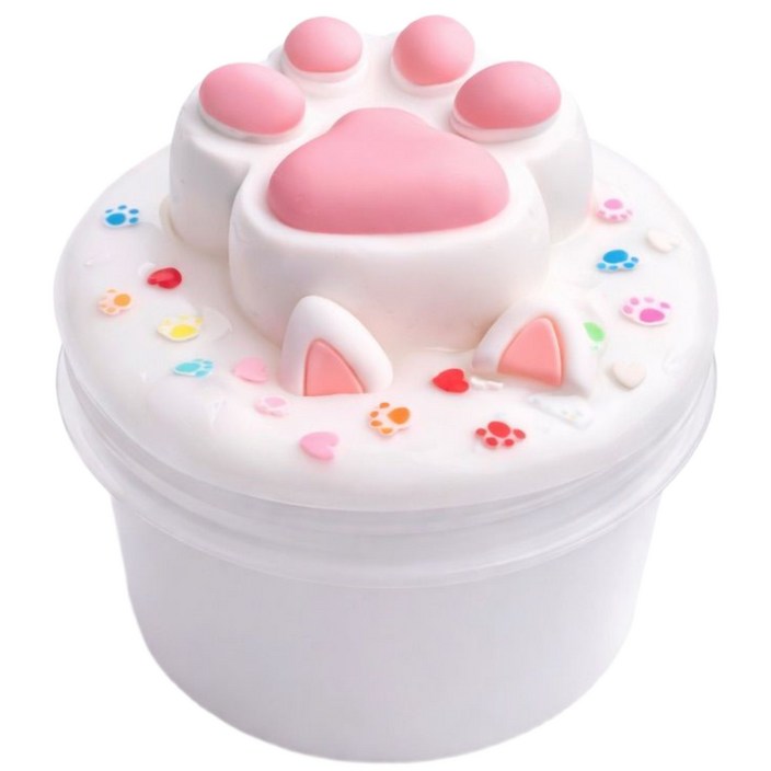 말랑코코 슬라임 받아라냥냥펀치 점토 슬라임 점섞슬 하퐁말