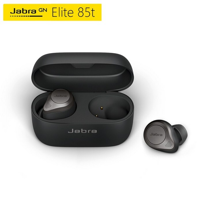 오리지널 Jabra Elite 85t 진정한 무선 블루투스 이어폰, 스포츠 소음 감소 헤드셋 음악 게임 헤드폰 Ipx4