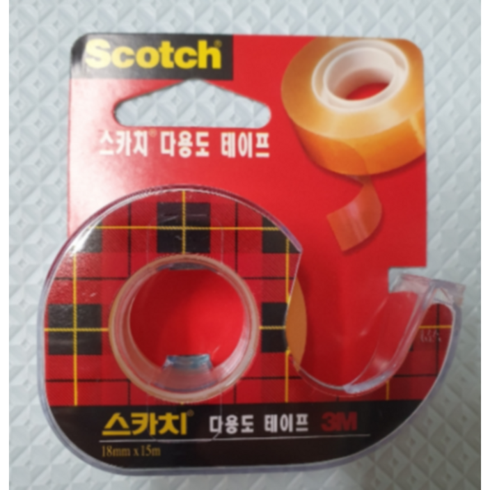 쓰리엠 스카치 다용도 테이프 디스펜서 581 18mm x 15m, 3개