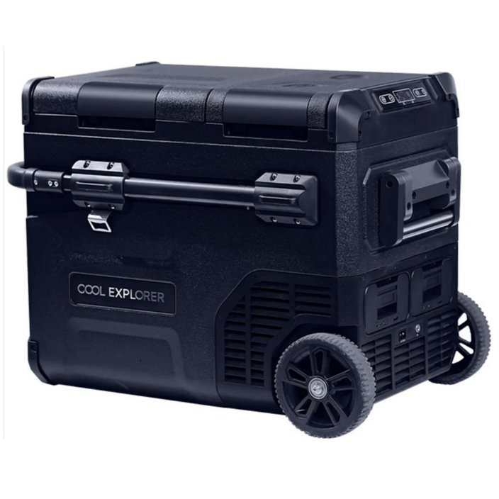 콜드벨트 프리미엄 차량용 냉장고 대용량 휴대용 화물차 캠핑 가정용 차박 냉동고, 배터리 2개, 45L
