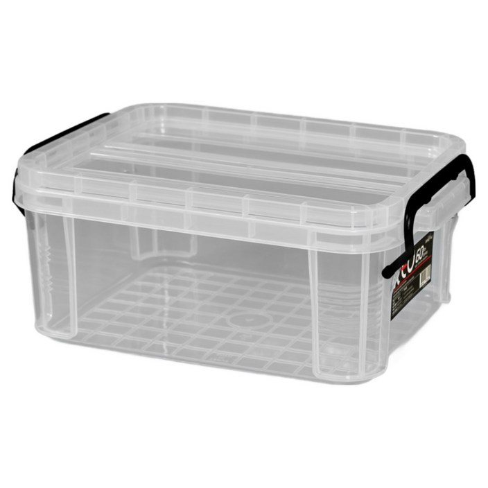 지오리빙 레오박스 다용도정리함 리빙박스 수납 공간 정리함, 투명, 16개