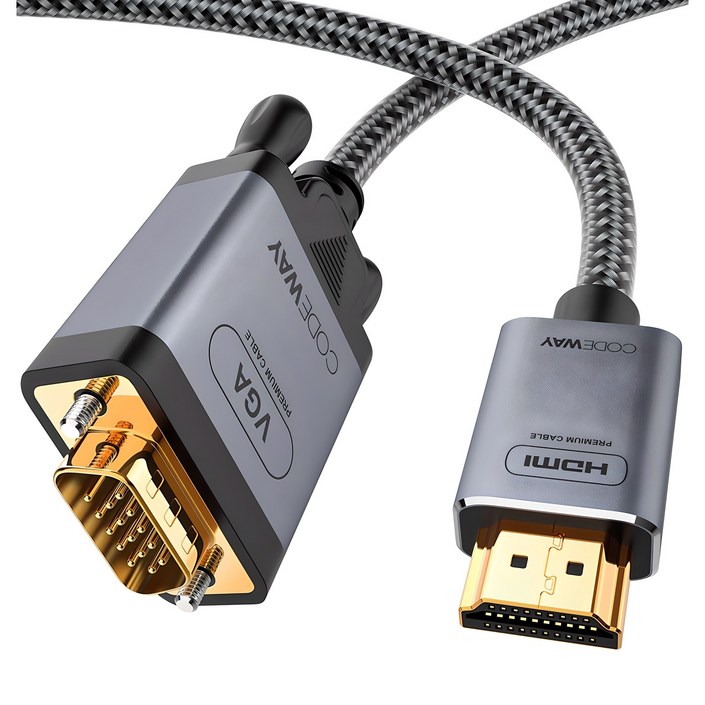 코드웨이 HDMI to VGA RGB 케이블 코드웨이 HDMI to VGA RGB 케이블