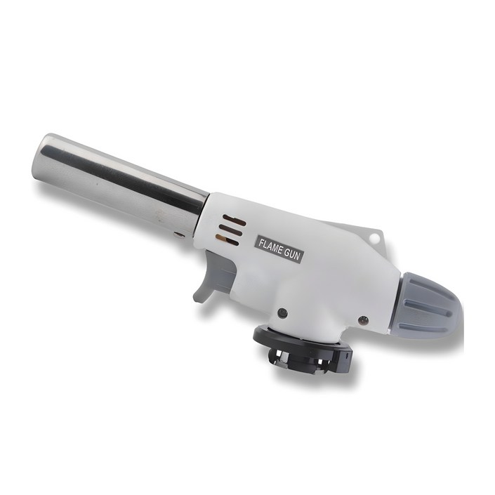 제이제이 캠핑 원터치 토치, 화이트, 1개