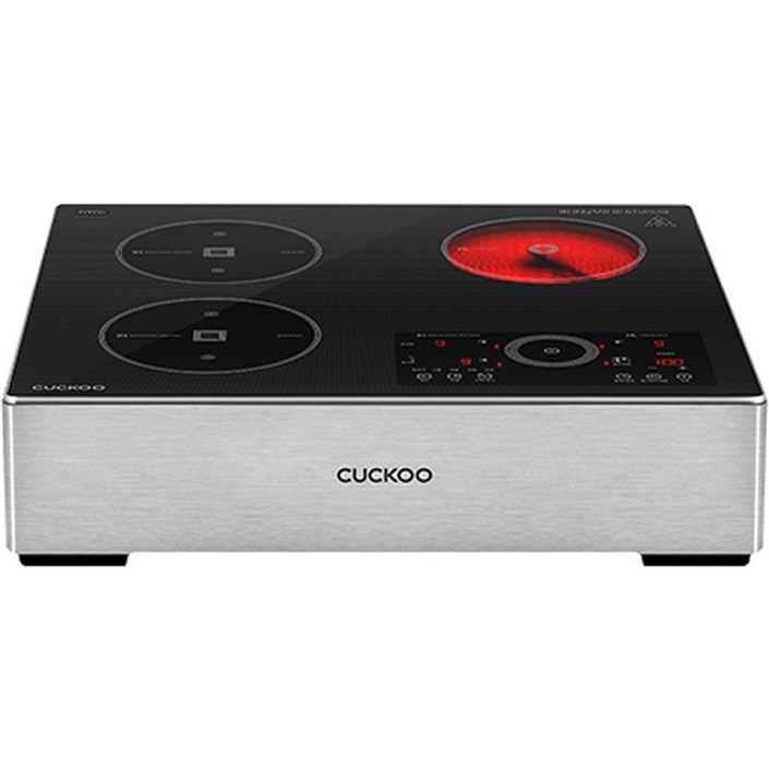 쿠쿠 3구 하이브리드 전기레인지 CIHRD315MFB 스탠드케이스 150mm, CIHRD315MFB, 자가설치 쿠쿠 3구 하이브리드 전기레인지 CIHRD315MFB 스탠드케이스 150mm, CIHRD315MFB, 자가설치