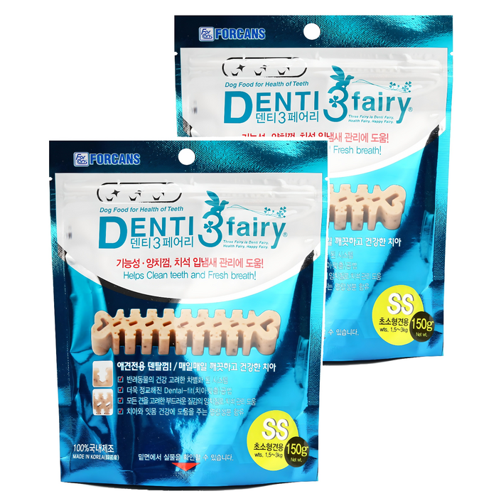 포켄스덴티페어리 반려견 덴티페어리 덴탈껌 SS 150g