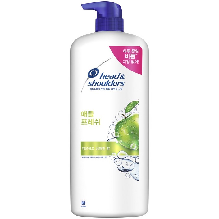 헤드앤숄더 애플 프레쉬 샴푸, 1.2L, 1개