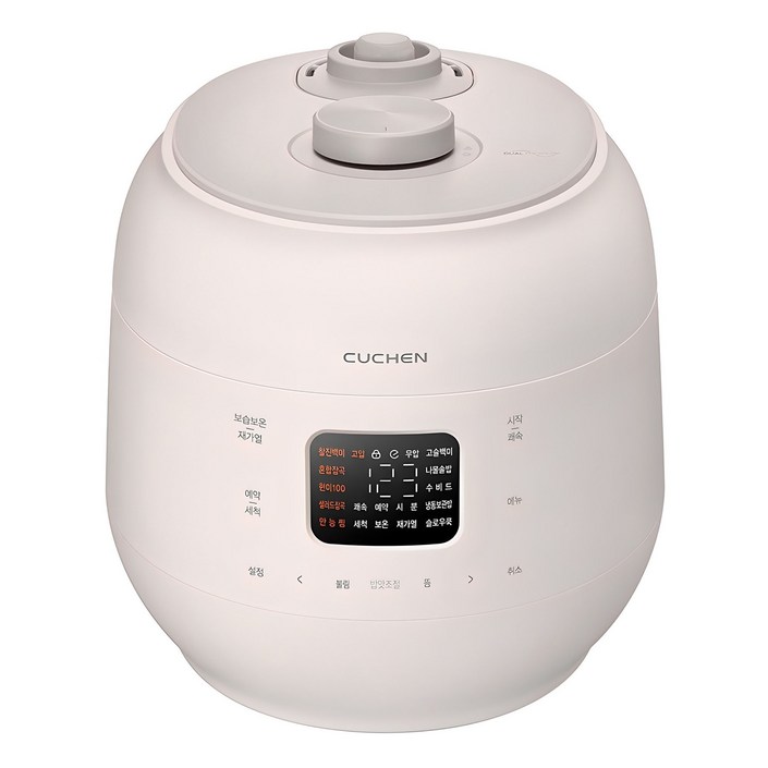 쿠첸 더 핏 듀얼 프레셔 전기압력밥솥 6인용, CRSFWK0640I, IVORY