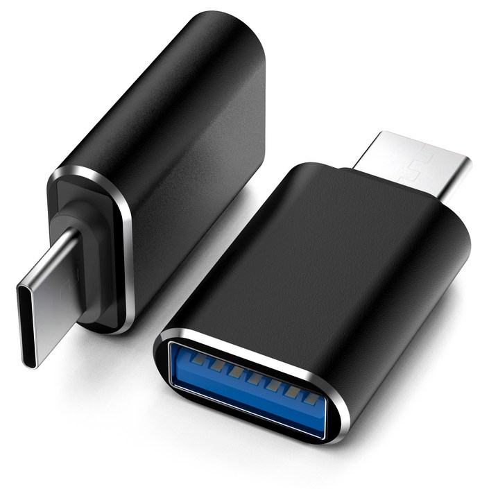 구스페리 C타입 to USB 3.0 변환 OTG 젠더, 3cm, 2개, 블랙 20231004