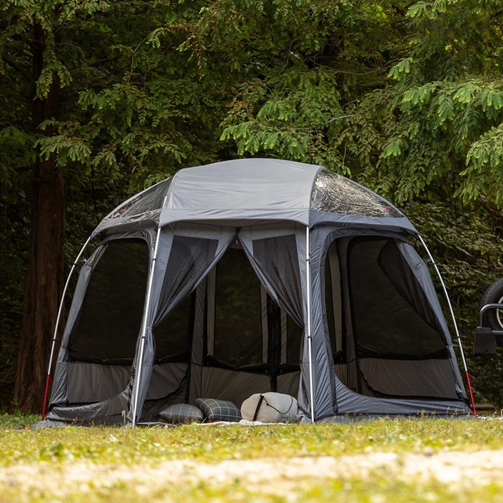 아이두젠 스타돔 대형 헥사 육각 텐트 별보기 우레탄 풀 메쉬 돔 텐트