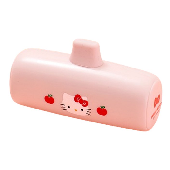 데이니즈 산리오 캐릭터즈 미니 일체형 도킹형 보조배터리 C타입 MOTHIS-M5000CP, 헬로키티, MOTHIS-M5000CP(C타입)