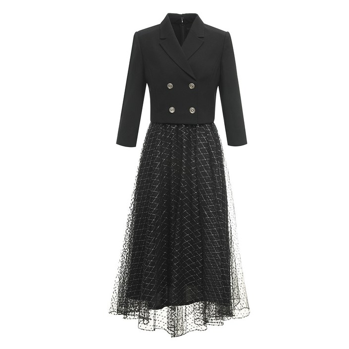 미니멈 여성용 더블버튼 샤 원피스23SS 백화점 단독 정상