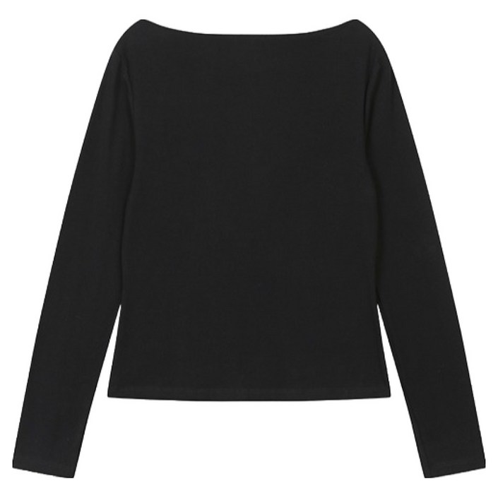 플라스틱아일랜드 여성용 보트넥 티셔츠 PQ7CL801