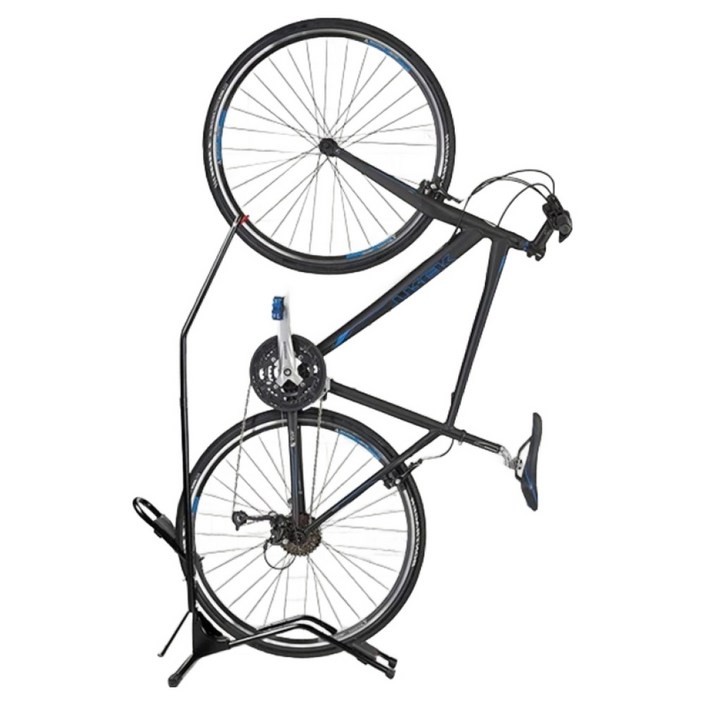 본젠 실내 자전거 L자형 스탠드 수직 수평 거치대, 블랙, 1개