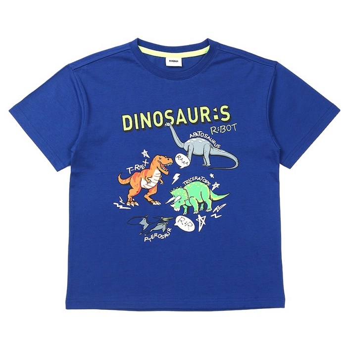 알로봇 남아용 디노프렌즈 반팔티