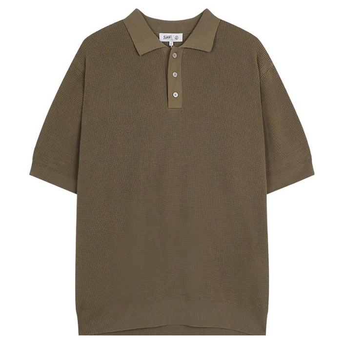 지이크 남성용 와플 반팔 스웨터 PGUCD8041