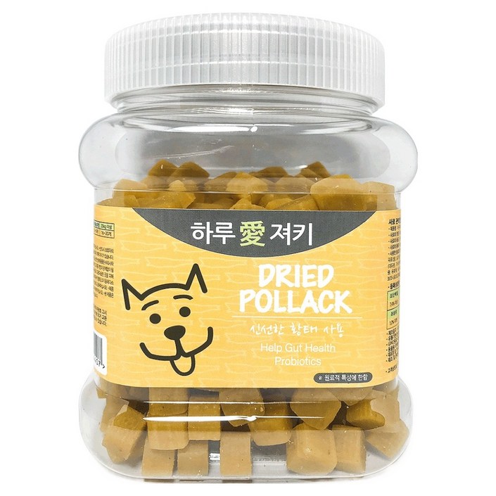 하루애 강아지 져키, 황태, 400g, 1개