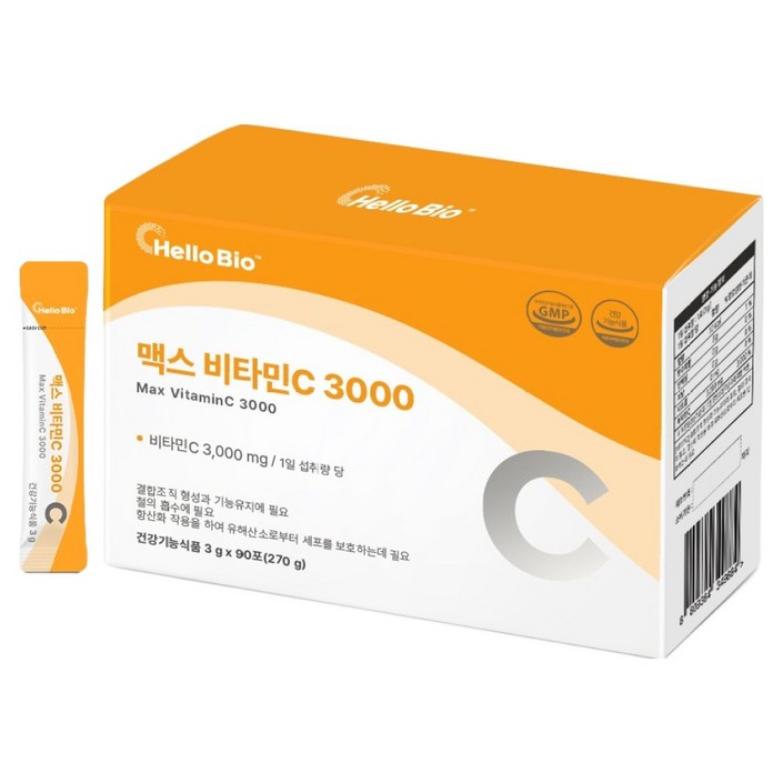 헬로바이오 맥스 비타민C 3000 90p