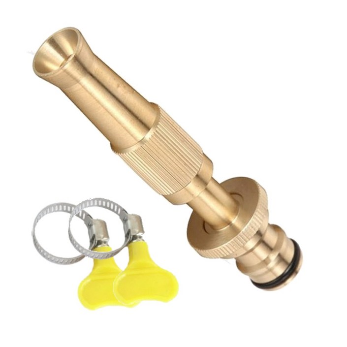 핑크아울 고압분사기 황동  나비고정밴드 2개