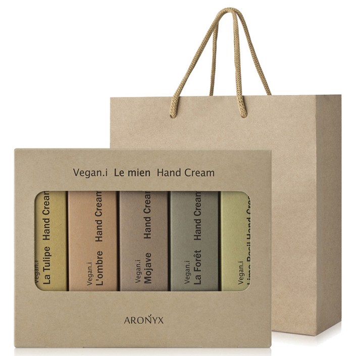 아로닉스 비건아이 르 미앙 핸드크림  쇼핑백