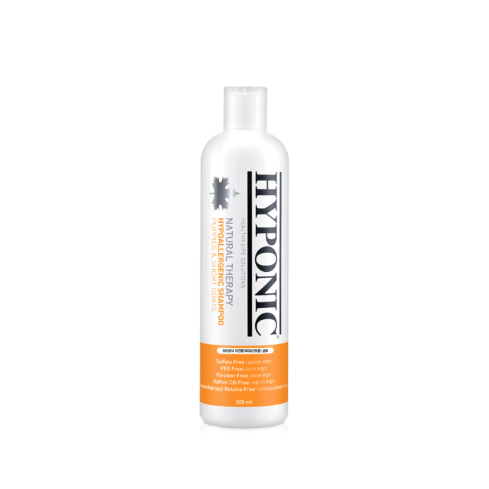 하이포닉 저자극 샴푸 어린강아지 앤 단모강아지용, 500ml, 1개 하이포닉 저자극 샴푸 어린강아지 앤 단모강아지용, 500ml, 1개