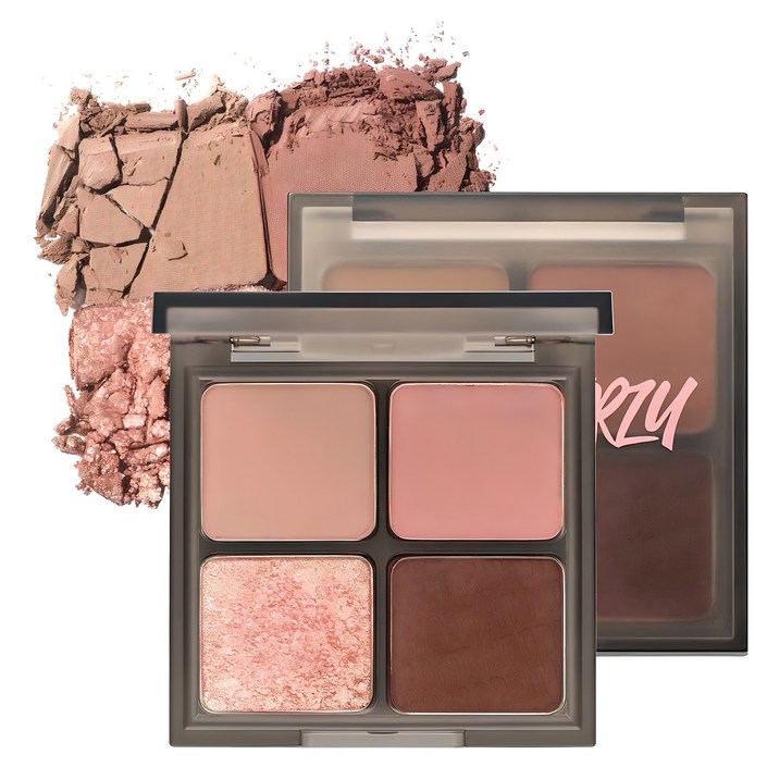 머지 무드핏 섀도우 팔레트, S1어뮤징로즈, 1개