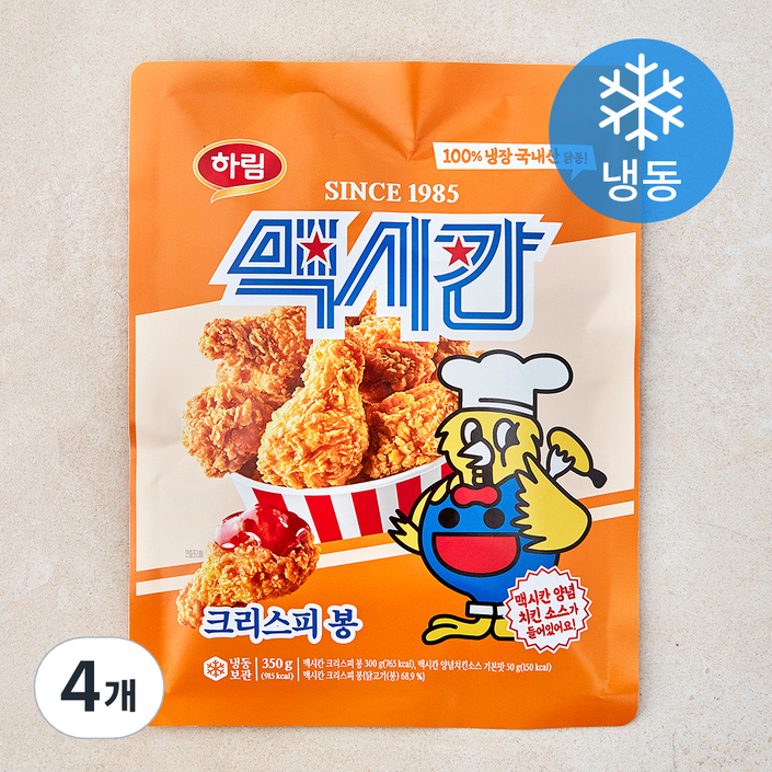 로켓프레시 맥시칸 크리스피 봉 냉동, 350g, 4개
