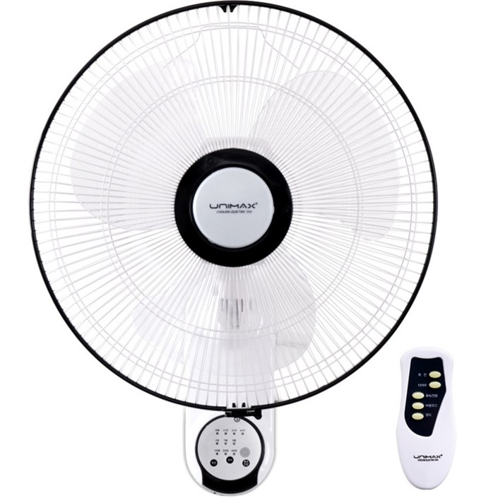 유니맥스 벽걸이선풍기 저소음 리모컨 UMF-R6141W