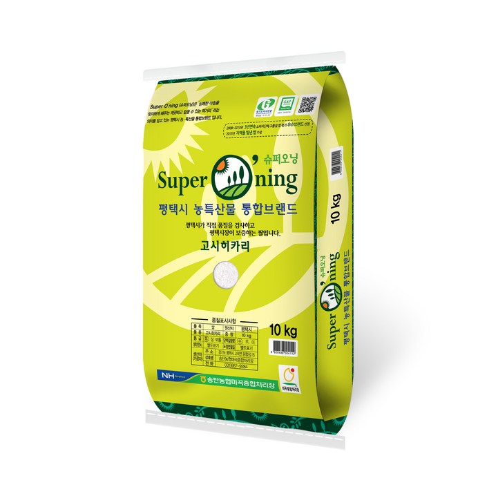 송탄농협 슈퍼오닝 고시히카리 쌀, 10kg, 1개