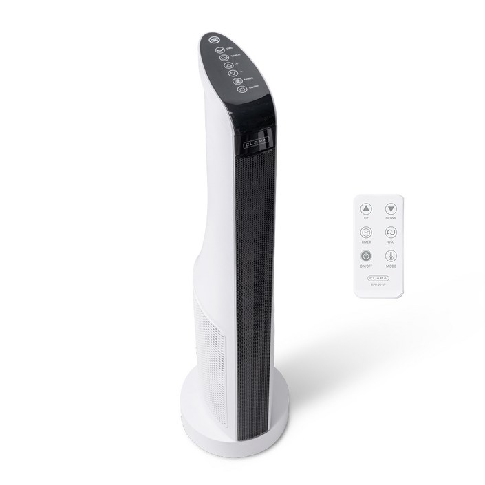 클래파 저소음 스마트 PTC 타워형 온풍기, 화이트, CPH309W