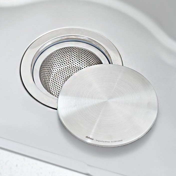 알로하우스 배수구망  고급형 커버 세트, 단일색상, 1세트